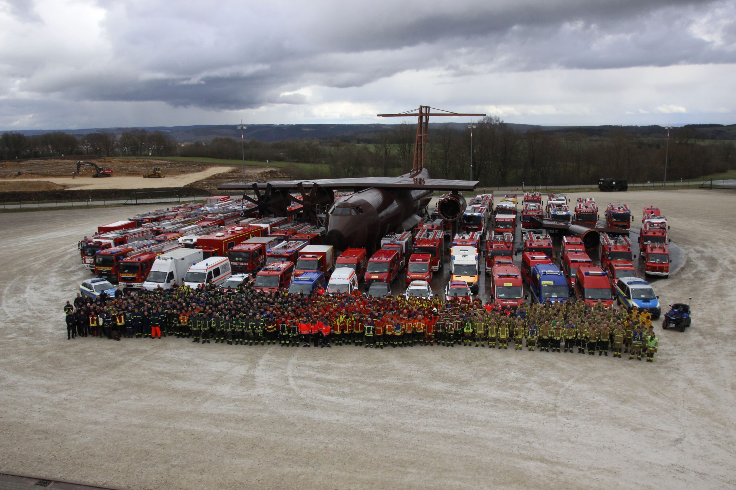 Übungstag Roter Heuberg 2023 Stetten am kalten Markt Feuerwehr Plochingen